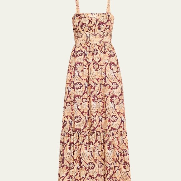 Ulla Johnson Dresses & Skirts - ULLA JOHNSON Nadine Sweetheart Cami Midi Dress